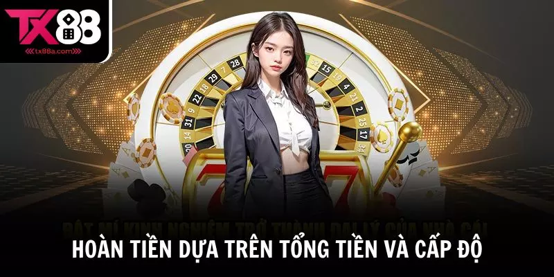 Bạn sẽ được hoàn tiền dựa trên tổng tiền cược hợp lệ và cấp độ VIP