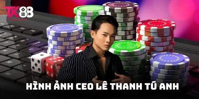 Hình ảnh CEO Lê Thanh Tú Anh với ánh nhìn tự tin với thương hiệu TX88