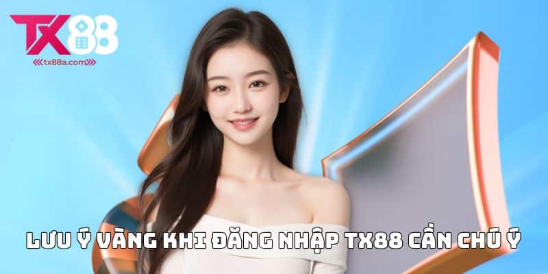 Lưu ý vàng khi đăng nhập TX88 cần chú ý