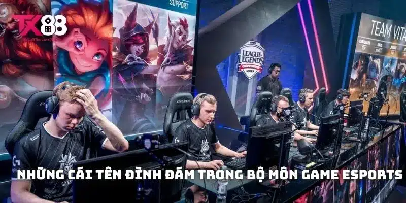Những cái tên đình đám trong bộ môn game esports