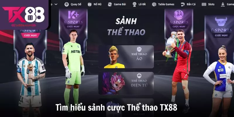 Khám phá về sảnh cược Thể thao TX88
